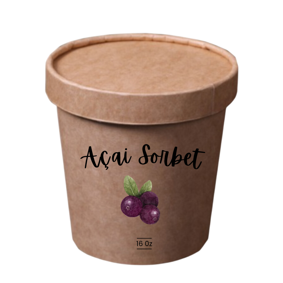 Organic Açai Sorbet, Malaysia, 16oz