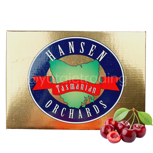 Hansen Orchard Cherries, Australia, Tasmania, air-flown, available at Yu Taie, Fresh cherries