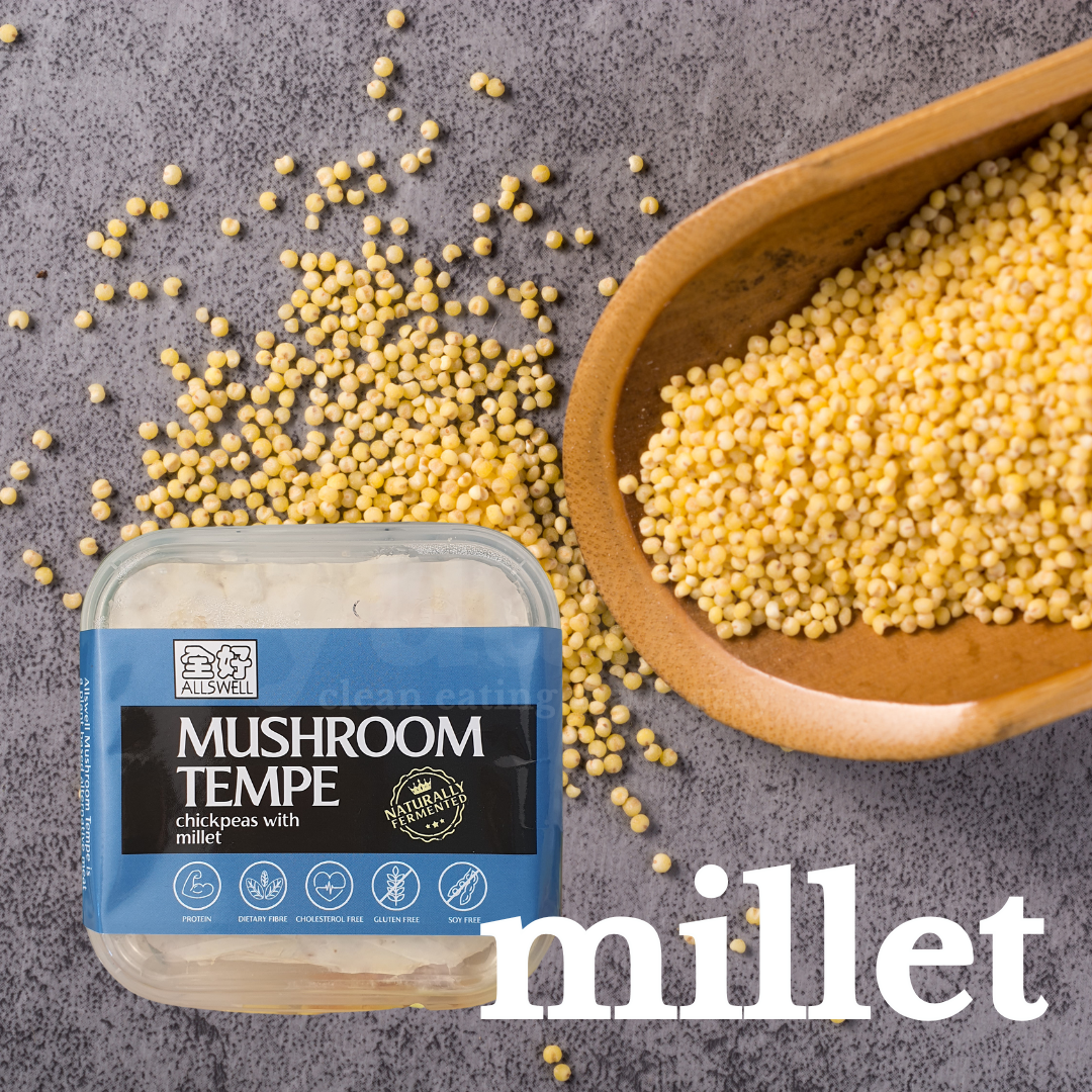 Mushroom Tempe, 180gm - Millet