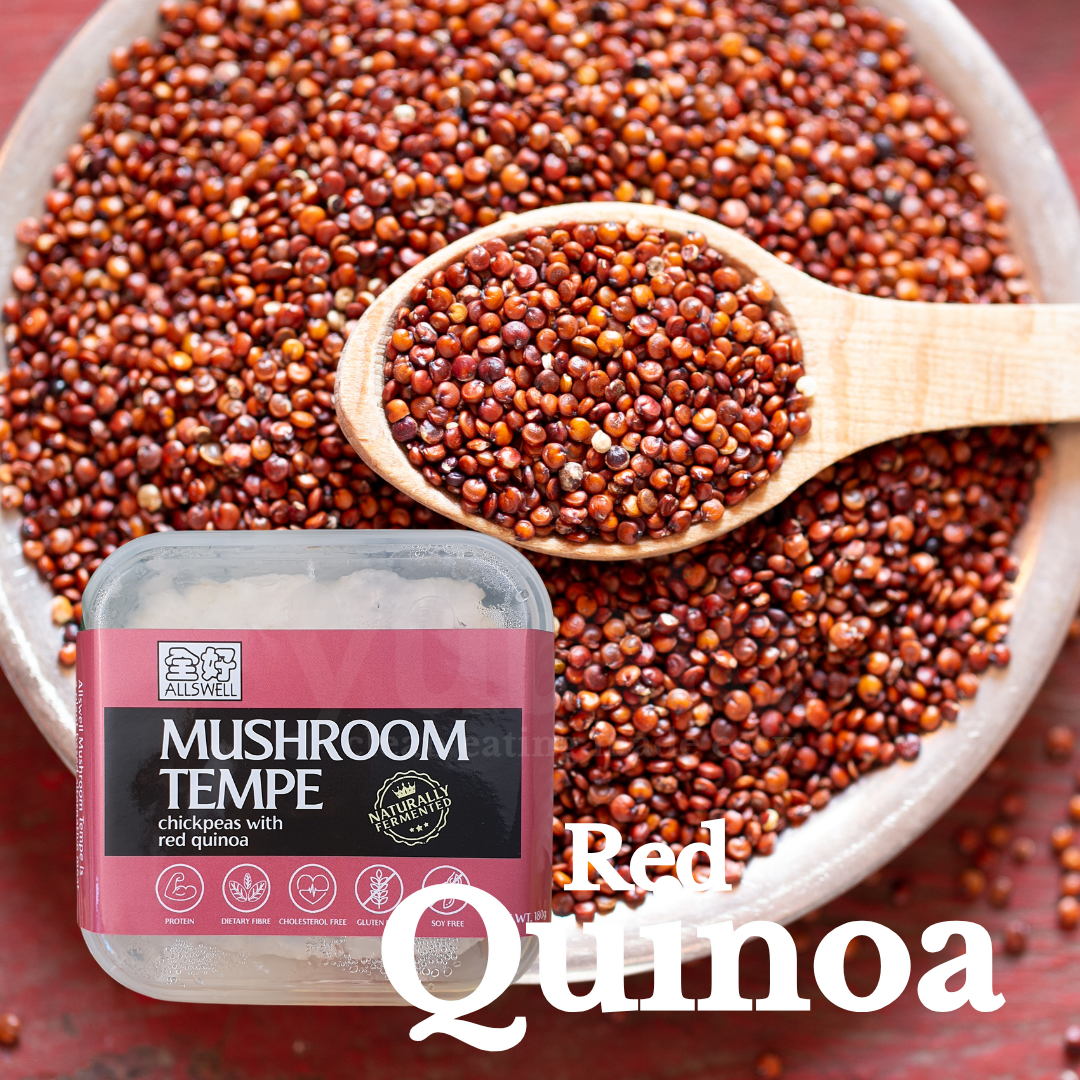 Mushroom Tempe, 180gm - Red Quinoa