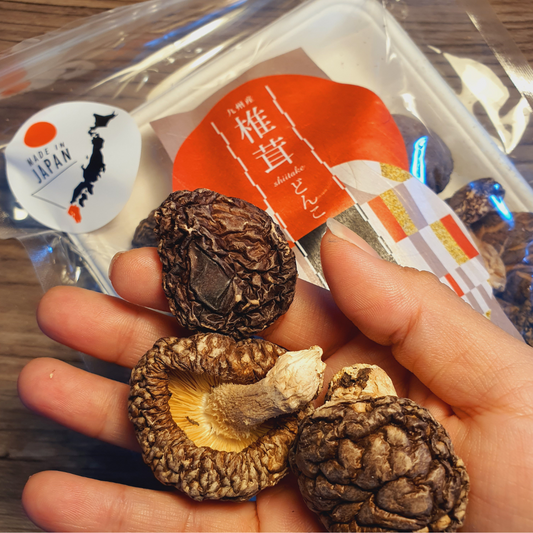 Wild Forest Grown Dried Shiitake (Donko) Mushrooms, Miyazaki, Japan, 70gm