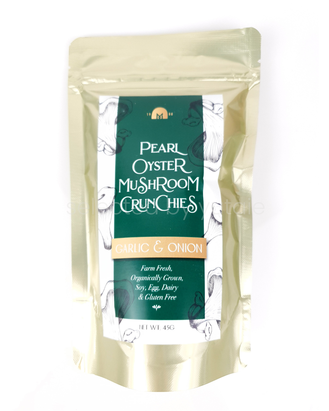 Pearl Oyster Mushroom Crunchies, 45gm, Taiwan