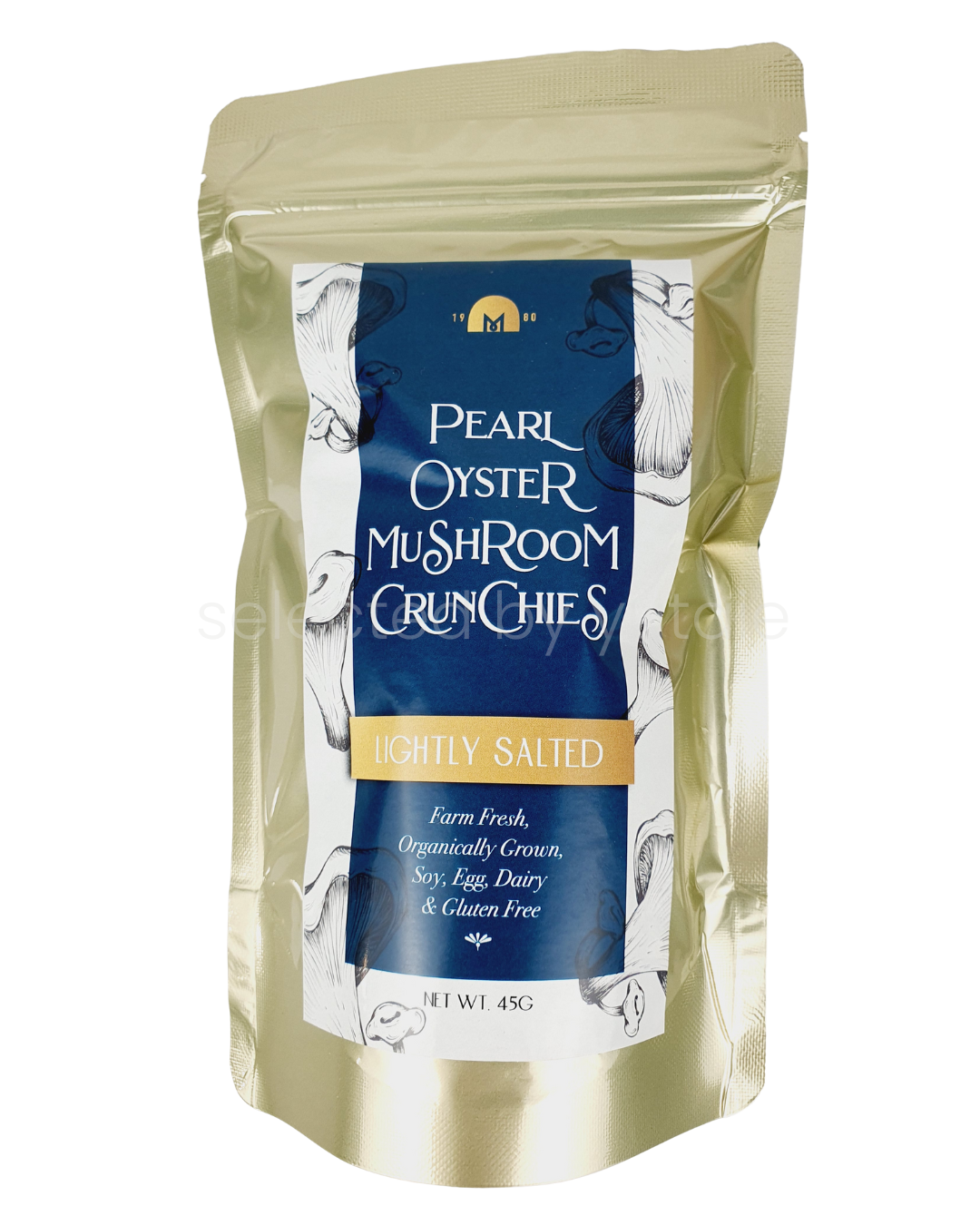 Pearl Oyster Mushroom Crunchies, 45gm, Taiwan